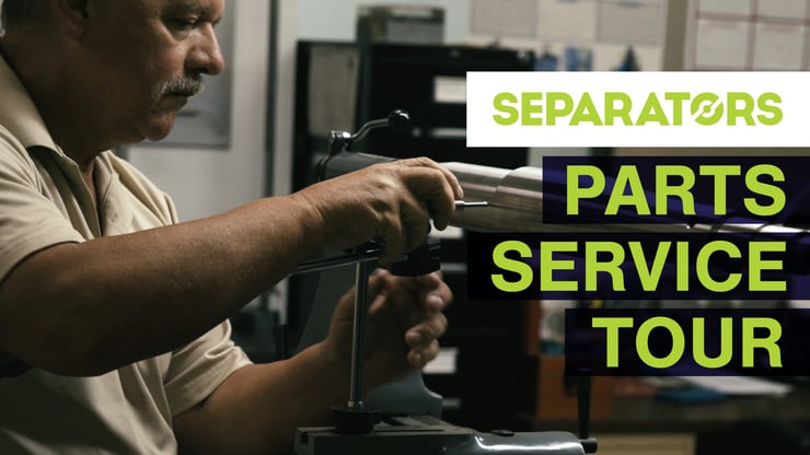 All About the Separators Parts Department [Video]