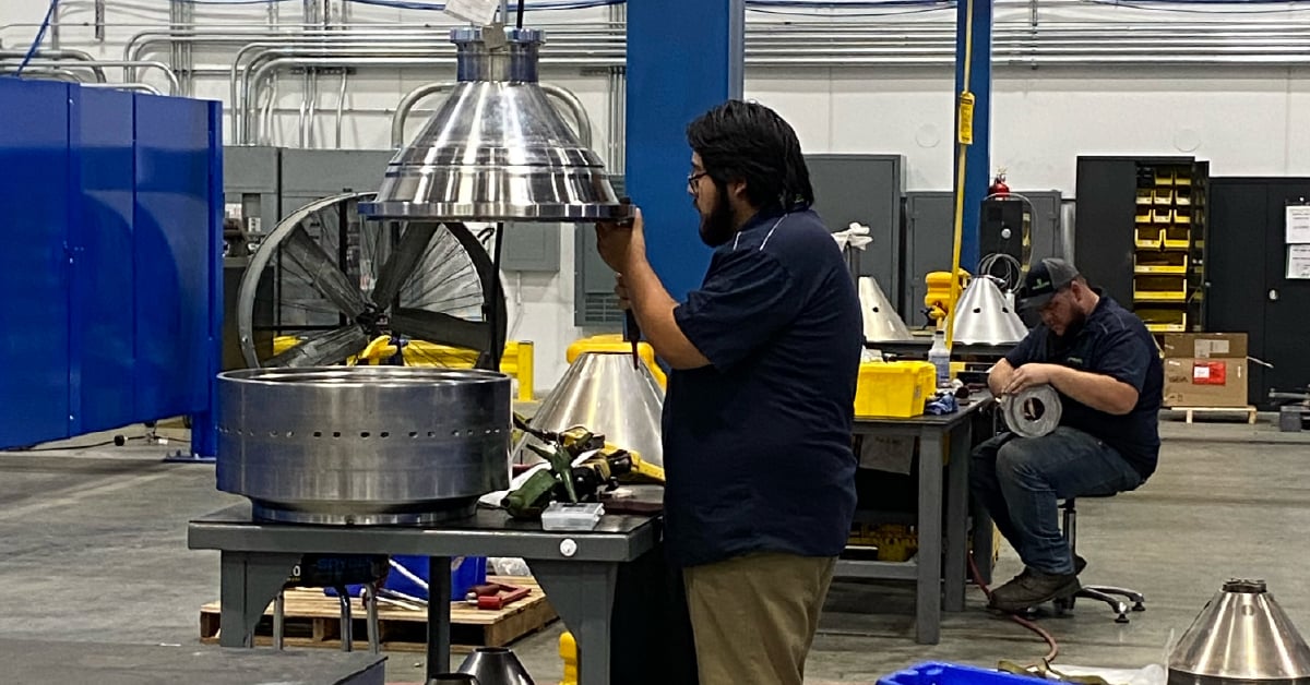 working-on-centrifuge-part